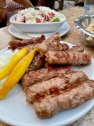 North Macedonia, food - Kebapi, Grilled Minced Meat Sausages