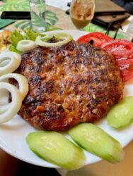 North Macedonia, food - Fried Omlet