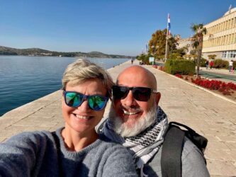 Croatia, Šibenik - Promenade
