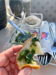 Croatia, food - Bread with olive oil