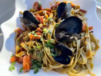 Croatia, food - Pasta with Seafood