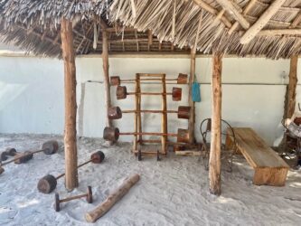 Tanzania, Zanzibar - Beach gym