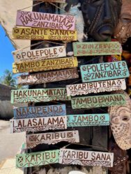 Tanzania, Zanzibar - Local shops