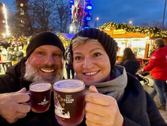 Germany, Berlin - The Christmas market on Alexanderplatz