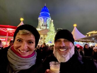 Germany, Berlin - Christmas Market at Gendarmenmarkt