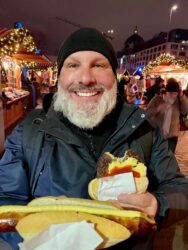 Germany, Berlin - Wurst and Stake bun