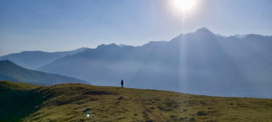 Georgia, Stepancminda - The Caucasus Mountains
