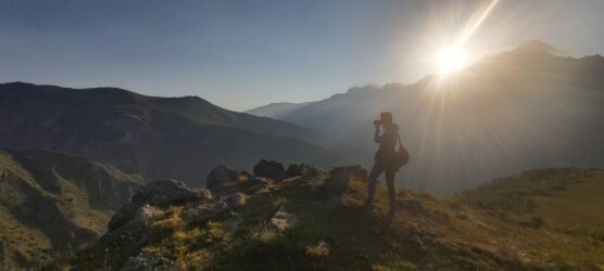 Georgia, Stepancminda - The Caucasus Mountains