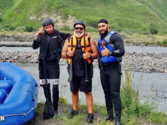 Georgia, Mestia - Going rafting