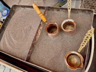 Georgia, Mtskheta - Traditional coffee