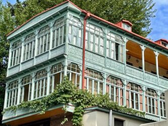 Georgia, Tbilisi - Traditional architecture