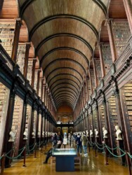 Ireland, Dublin - The Long Room in Trinity's Old Library building