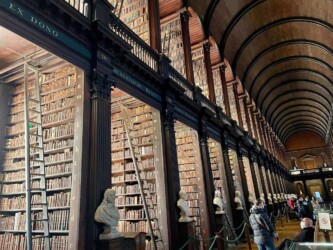 Ireland, Dublin - The Long Room in Trinity's Old Library building