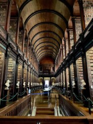 Ireland, Dublin - The Long Room in Trinity's Old Library building