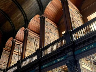 Ireland, Dublin - The Long Room in Trinity's Old Library building