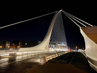 Ireland, Dublin - Samuel Beckett Bridge