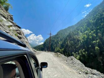 Georgia, Mestia - On the road to Ushguli