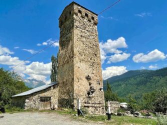 Georgia, Mestia - Medieval Svan Towers