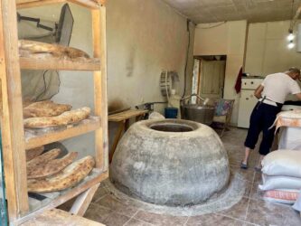 Georgia, Mestia - Traditional bakery