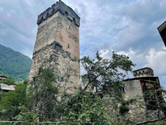 Georgia, Mestia - Medieval Svan Towers