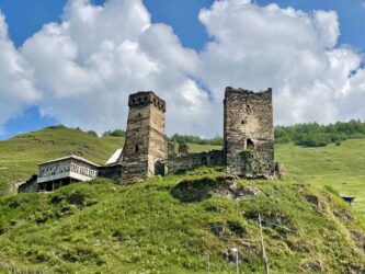 Georgia, Ushguli - Svaneti defensive tower houses