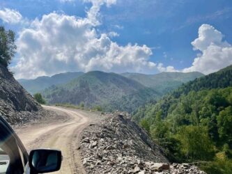 Georgia, Ushguli - Road to Mestia