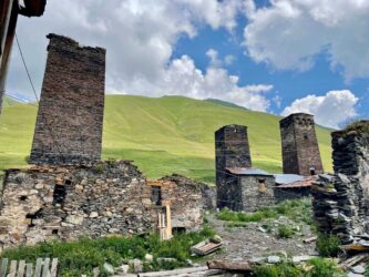 Georgia, Ushguli - Svaneti defensive tower houses