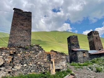 Georgia, Ushguli - Svaneti defensive tower houses