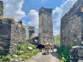 Georgia, Ushguli - Svaneti defensive tower houses