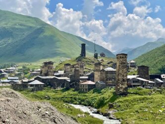 Georgia, Ushguli - Svaneti defensive tower houses