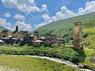 Georgia, Ushguli - Svaneti defensive tower houses