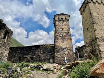 Georgia, Ushguli - Svaneti defensive tower houses