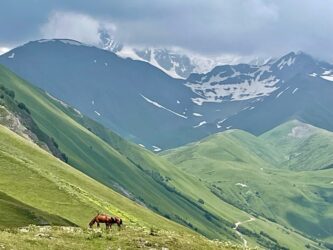 Georgia, Ushguli - The Caucasus Mountains