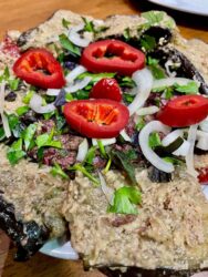 Georgia, Kutaisi - Eggplant rolls (nigvziani badrijani)