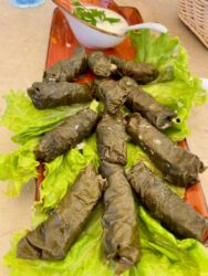 Georgia, Tbilisi - Dolma, stuffed grape leaves