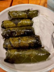 Georgia, Tbilisi - Dolma, stuffed grape leaves