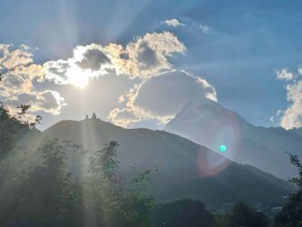 Georgia, Stepancminda - Cminda Sameba Monastery