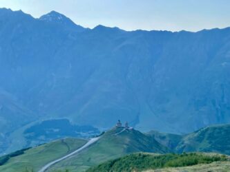 Georgia, Stepancminda - The Caucasus Mountains