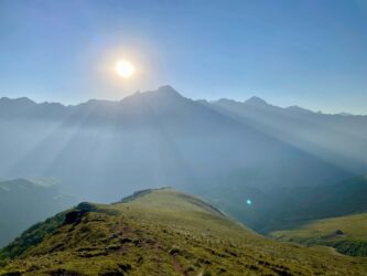 Georgia, Stepancminda - The Caucasus Mountains