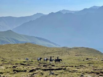 Georgia, Stepancminda - The Caucasus Mountains