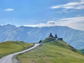 Georgia, Stepancminda - Cminda Sameba Monastery