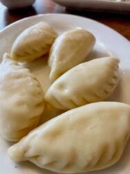 Georgia, Stepancminda - Chinkali with cheese
