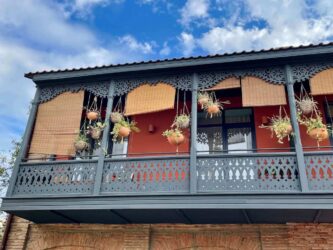 Georgia, Telavi - Traditional architecture