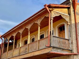 Georgia, Telavi - Traditional architecture