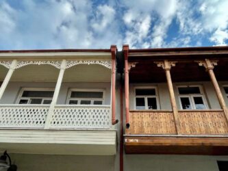 Georgia, Telavi - Traditional architecture