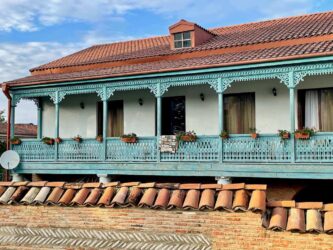 Georgia, Telavi - Traditional architecture