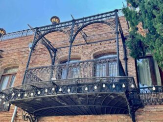 Georgia, Sighnaghi - Traditional architecture