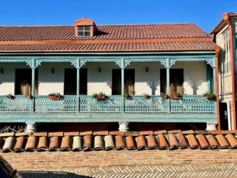 Georgia, Telavi - Traditional architecture