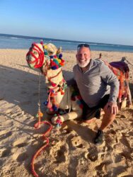 Egypt, Marsa Alam - Camel called Mickey Mouse