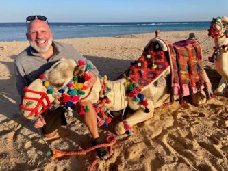 Egypt, Marsa Alam - Camel called Mickey Mouse